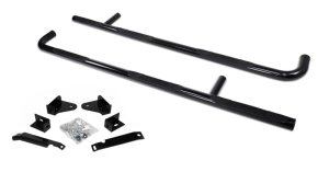 Chevrolet Silverado 1500 Side Steps - Go Rhino - 6000 Series - Black - `14-`19